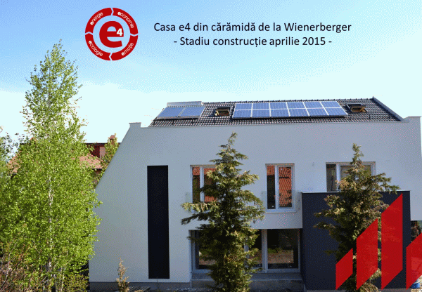 "Casa e4 din cărămidă de la Wienerberger", gata la finalul lui iunie